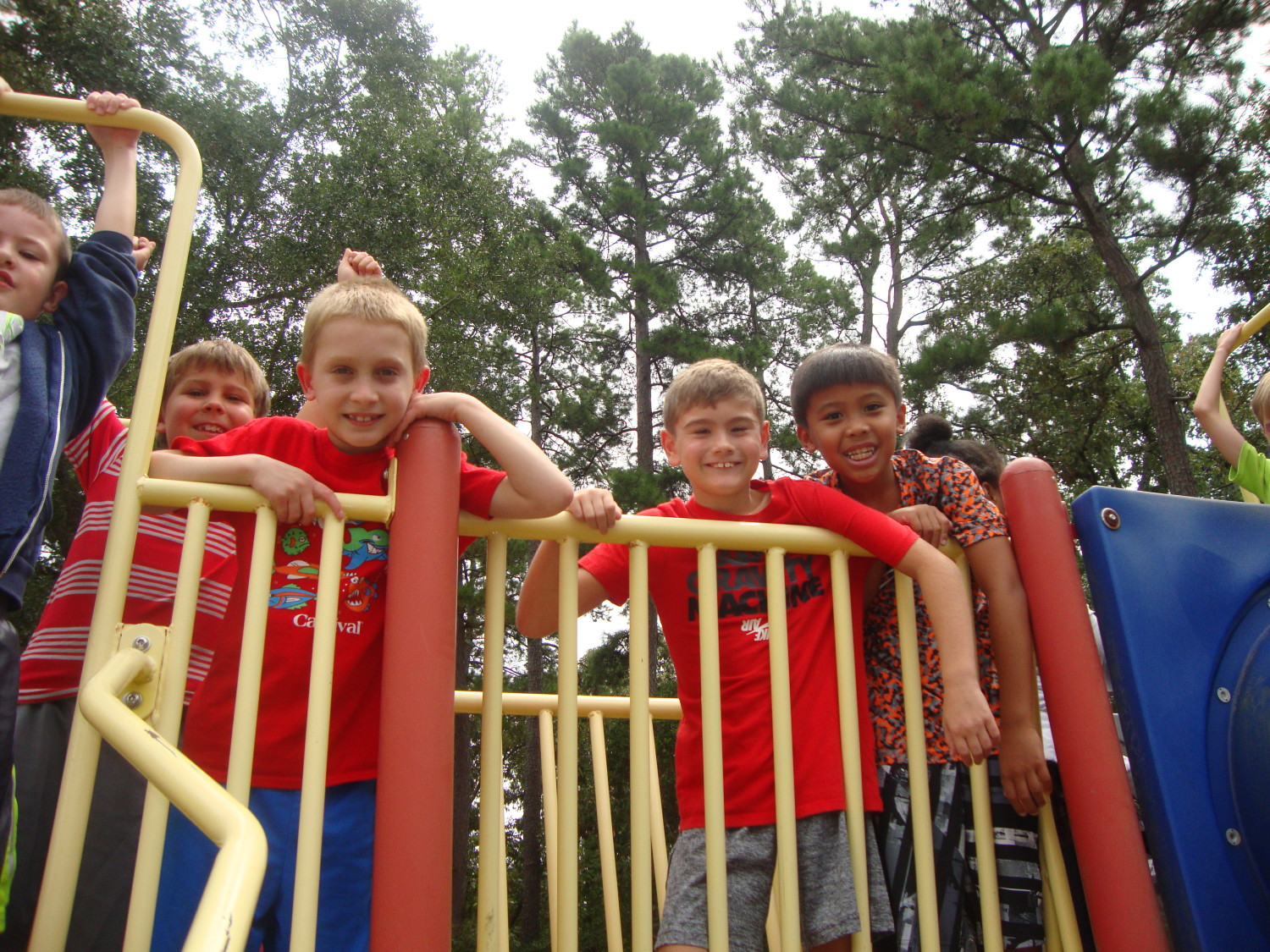 Third graders at Giesinger Elementary enjoy recess with friends.