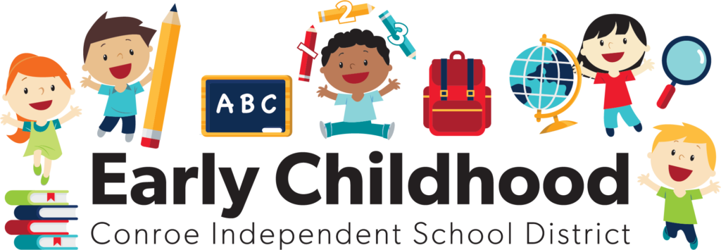 Early Childhood logo with kids jumping in the air.
