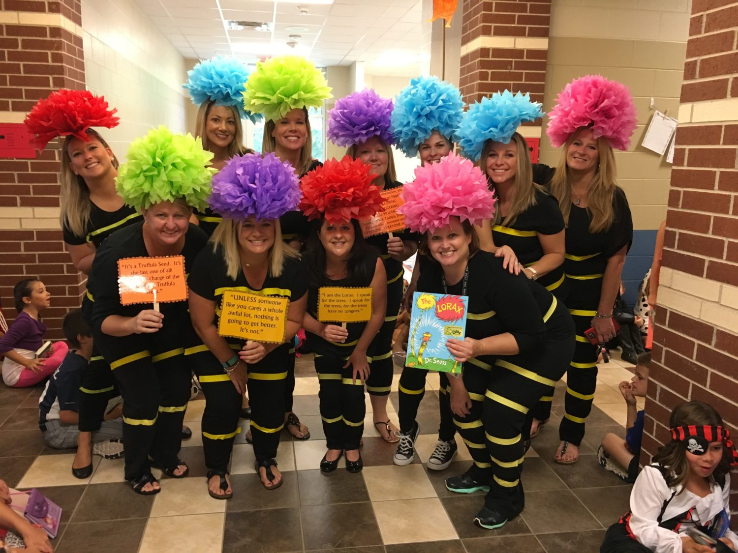 Snyder third grade teachers had fun during the Storybook Parade.