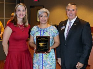 Irene Alcazar receives award