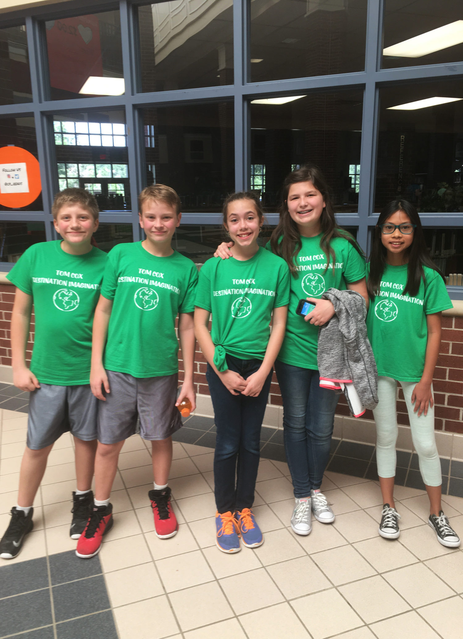 Cox Destination Imagination team, The Terrific Timberwolves, enjoyed participating in the Instant Challenge Workshop.