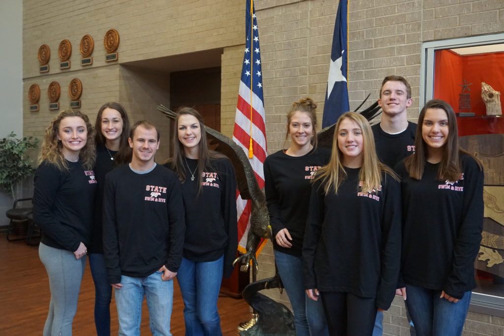 Oak Ridge HS swimmers and divers will represent Oak Ridge in Austin for the State Swim and Dive meet this coming weekend. These athletes are all current school record holders in eight events.
