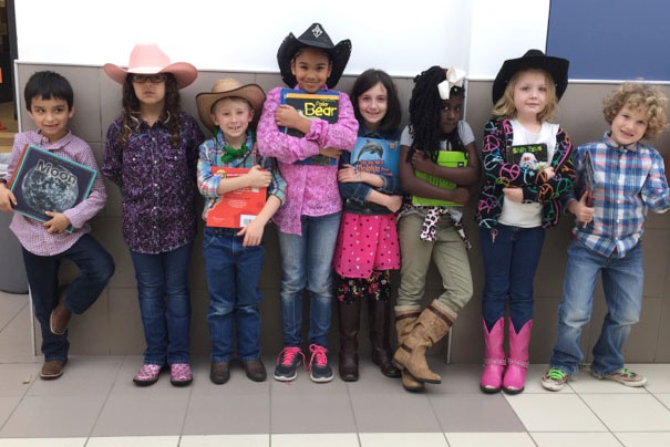 Reaves Elementary students celebrated Go Texan Day.