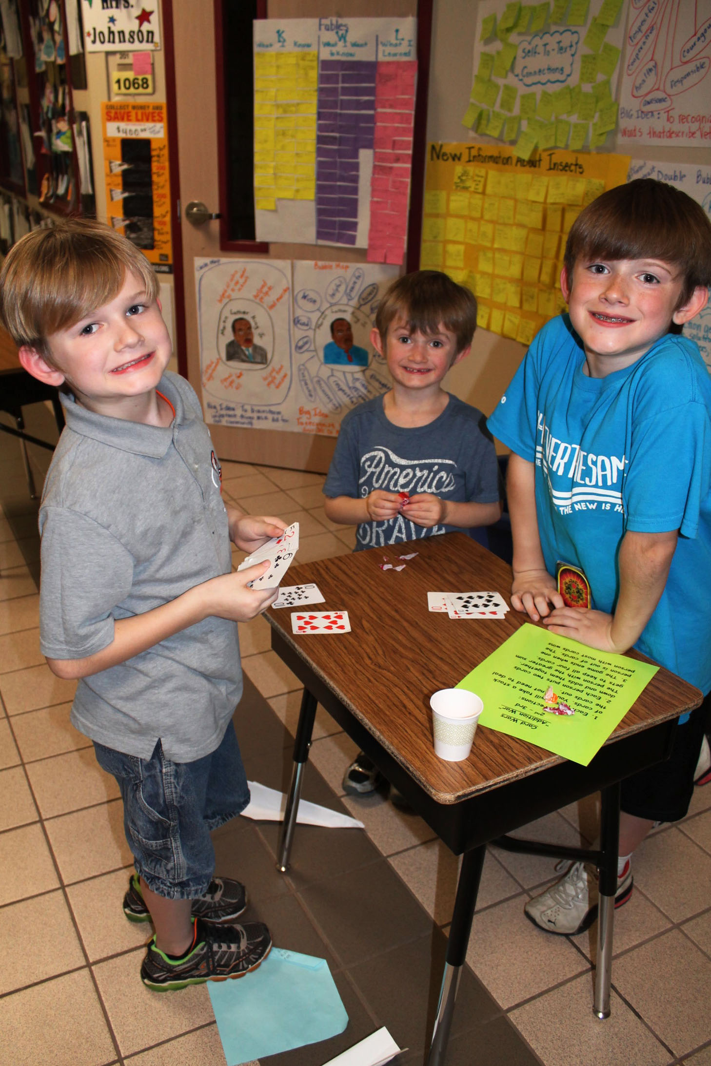 Students at Rice Elementary enjoyed participating in math/science night.