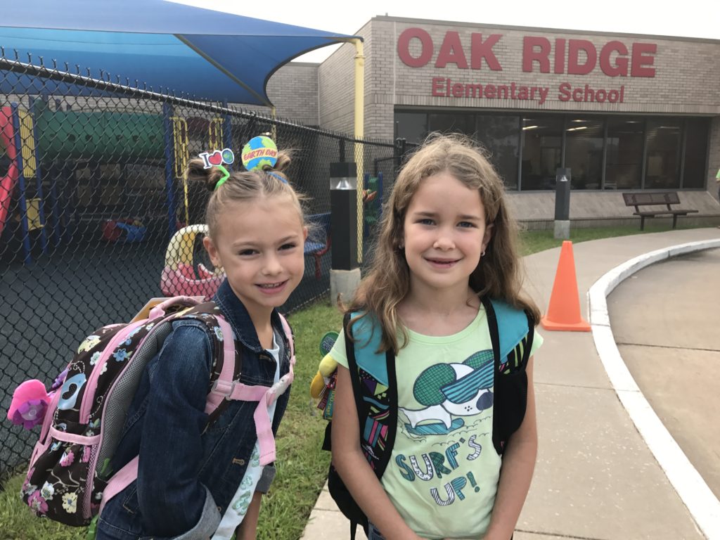 Oak Ridge Elementary second graders celebrated Earth Day by wearing green.