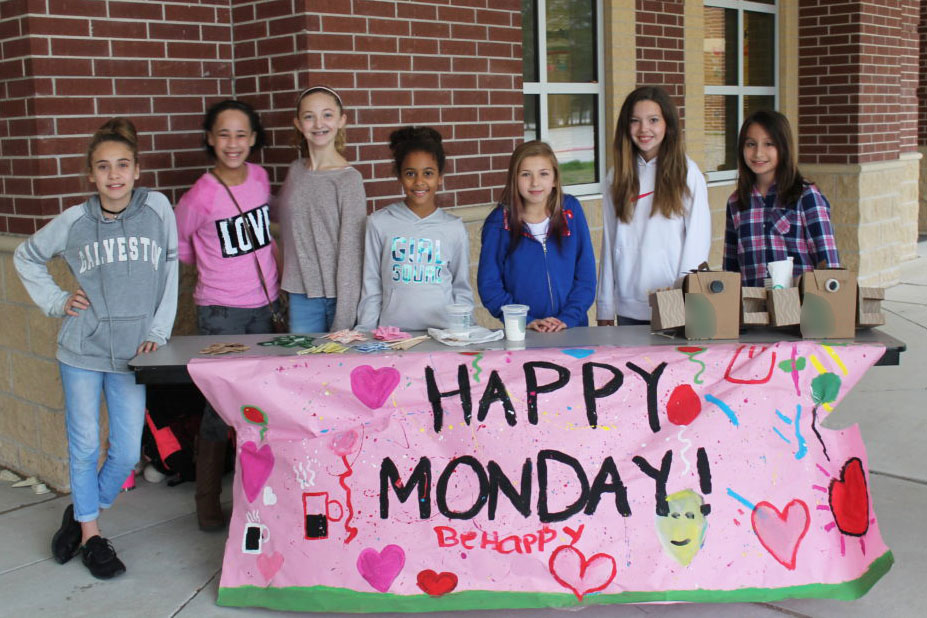 Stewart Elementary's Random Acts of Kindness Committee celebrated Kindness Day.