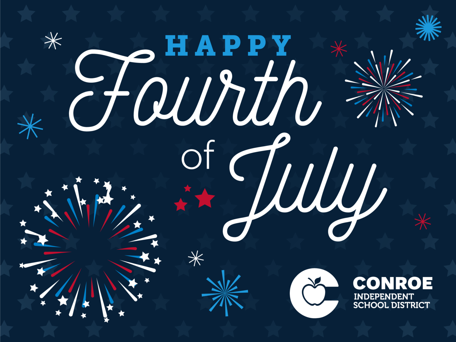 Happy Fourth of July Graphic.
