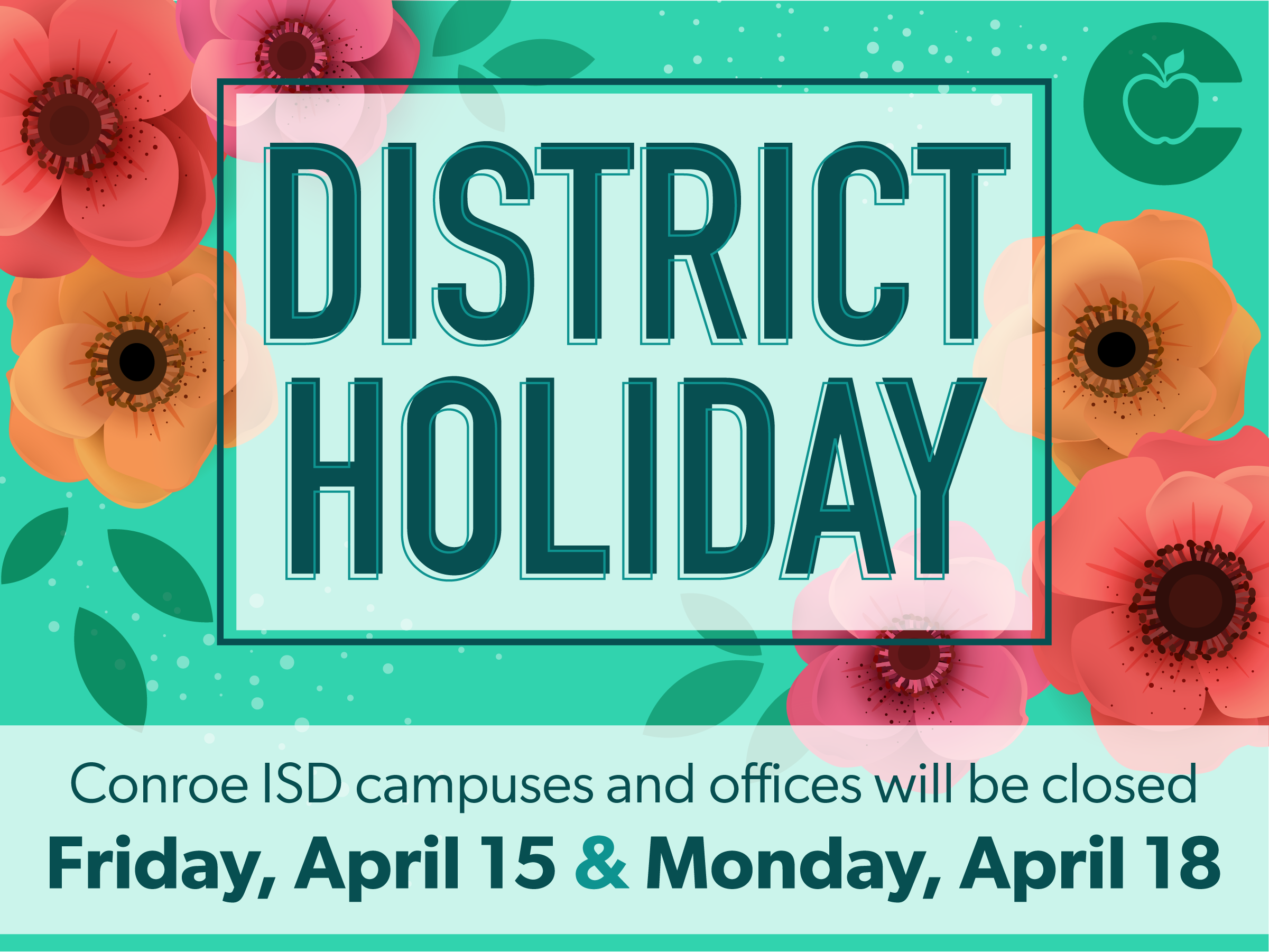 District Holiday graphic