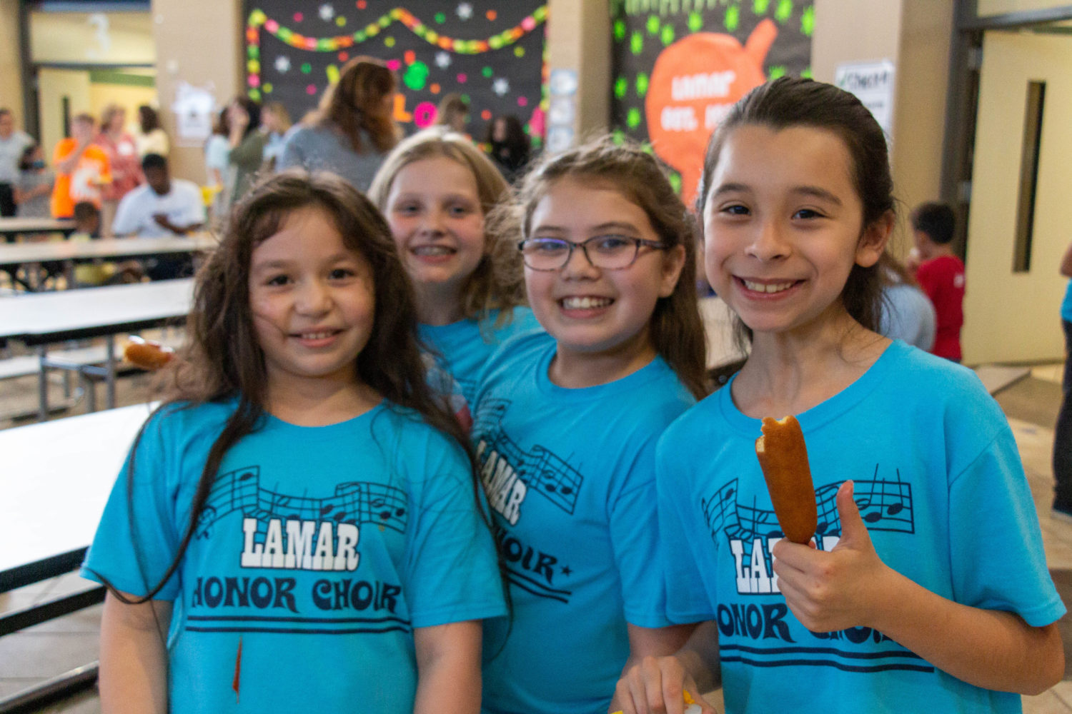Students at Lamar enjoy the fun festivities at their school's 50 Year Celebration!