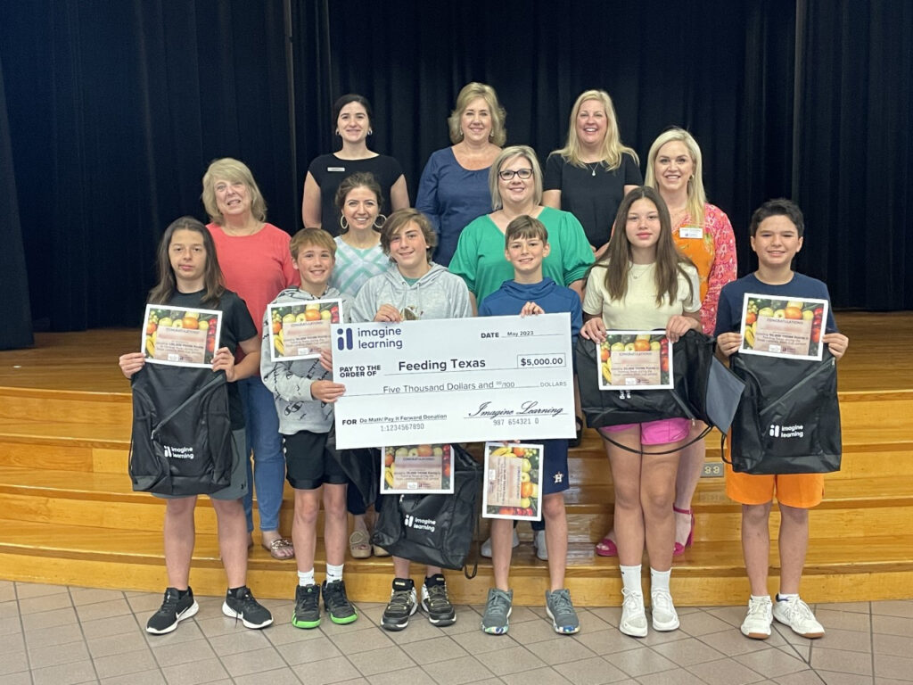 Mitchell Intermediate students were named the 2023 Lonestar Match Cup Gurus of Giving School winners.