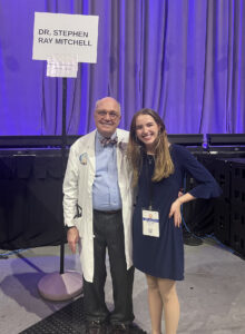 Conroe High School student Alexia Adams at the Congress of Future Medical Leaders.